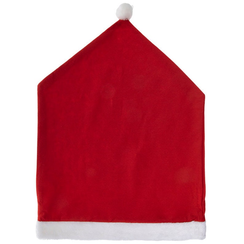 Christmas Chair Covers Company Christmas Party Christmas Party Supplies Santa Hat Chair Covers Santa Claus Lane Theme Christmas Decor