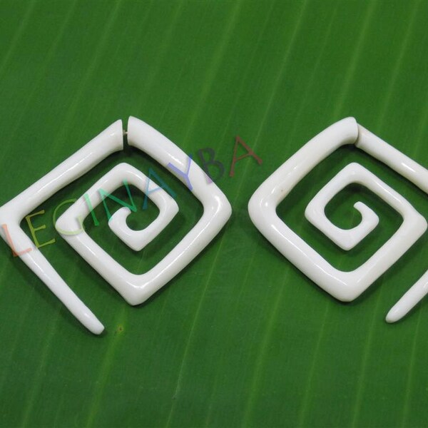 SUPER SALE tribal bone fake gauges