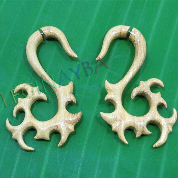 SUPER SALE wooden tribal earrings