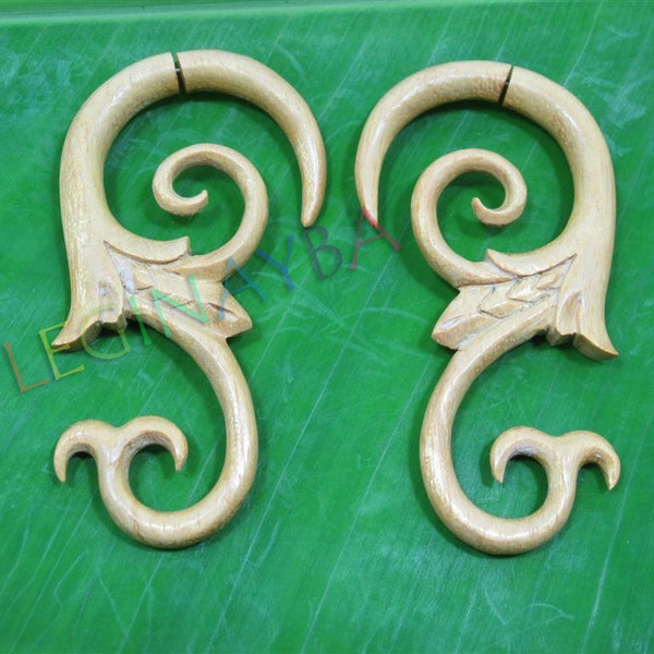 SUPER SALE wooden tribal earrings