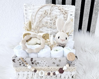 Windeltorte zur Geburt, Babyparty, Geschenk zur Taufe, Baby Geschenk, Geschenk zur Geburt