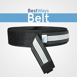 Bestways Lower Back Brace | Medical Lumbar Belt for Pain & Posture | Unisex Adjustable Support