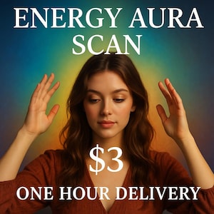 Escaneo intuitivo del aura • Lectura de chakras y energía (Informe en PDF)