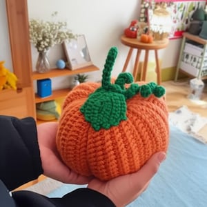 Patrón de calabaza a crochet: Amigurumi Halloween Plush (Patrón PDF)