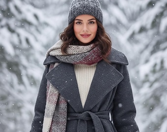 Grey Wool Long Coat – Tailored Warm Winter Outerwear