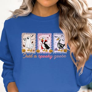Spooky Goose Halloween Sweatshirt: Funny Costume Geese