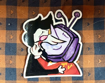 Spamtenna kissing STICKER