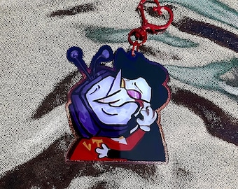 SpamTenna Kissing keychain