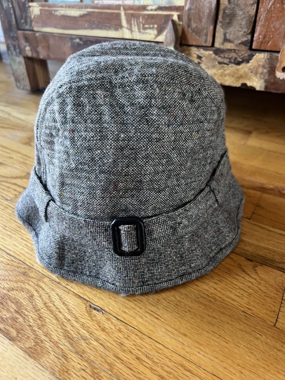 Vintage Tweed Cavanagh New York Bucket Hat Size 7… - image 2