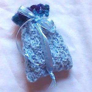 Sachet Lavender Hand Knit