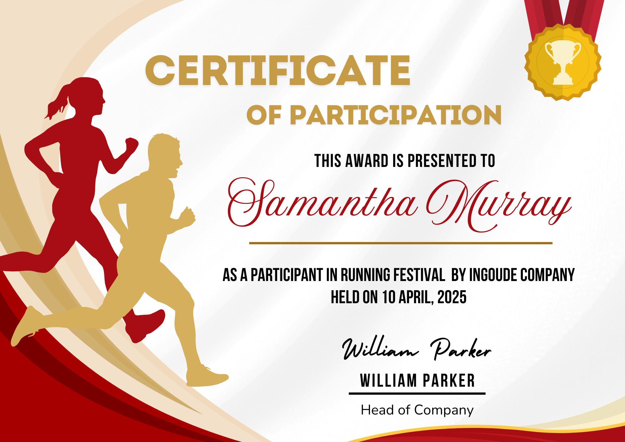 Buy Running Certificate Online In India India