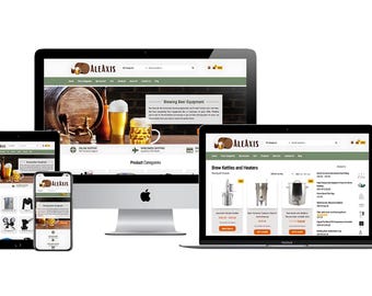 Home Brewing Dropshipping Website – WooCommerce Store with Blog & Affiliate Income – Demo at AleAxis.com