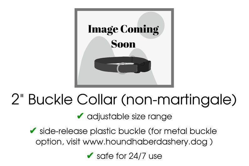 Gray Martingale Dog Collar or Buckle Collar Extra Wide for Etsy