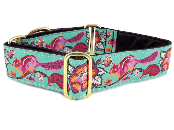Chipmunk Martingale Collar or Buckle Dog Collar Adjustable for