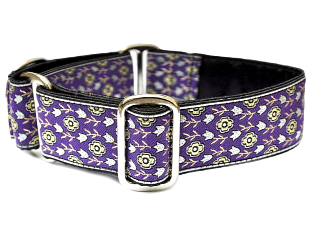 Purple Martingale Dog Collar or Buckle Collar Adjustable for Etsy