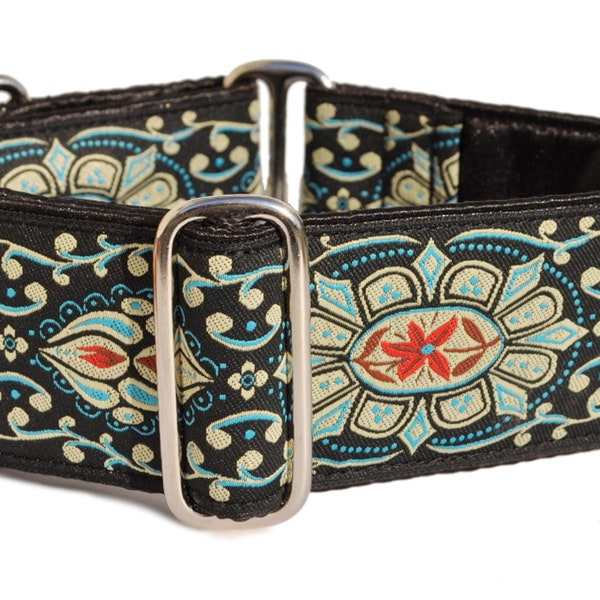 Martingale Dog Collar or Buckle Collar - Extra Wide for Large Breeds, Greyhounds, Great Danes, Borzois, Retrievers, Boxers - 2 Inch Wide
