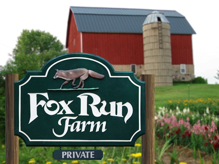 Custom Farm Signs, Custom Outdoor Name Signs, Farm Sign, Custom Sign, Address Sign, Outdoor Signs, Personalized Sign