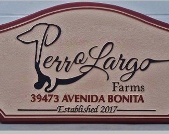 Custom Farm Sign
