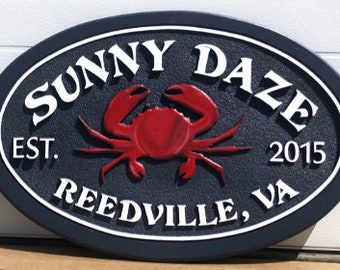 Personalized beach house sign, beach house decor, beach sign, beach cottage custom beach theme, shore house decor coastal, beach house gift