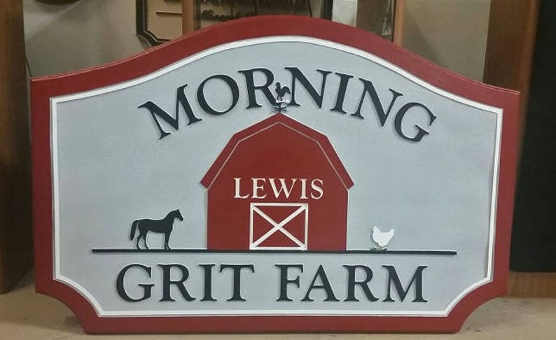 custom farm signs,custom outdoor name signs,farm sign,custom farm sign,outdoor name signs,outdoor custom signs, personalized name signs image 1