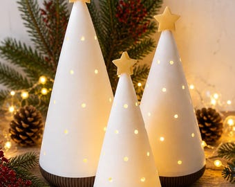 Christmas gift idea for women, Christmas gift idea for mom, LED Christmas tree, Christmas, window sill decoration ideas, Christmas lantern