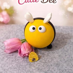 Gift idea, toothpick holder dispenser, bee decoration made of PLA, handmade kitchen accessory, bee decoration, gift for men, women, girlfriend image 6