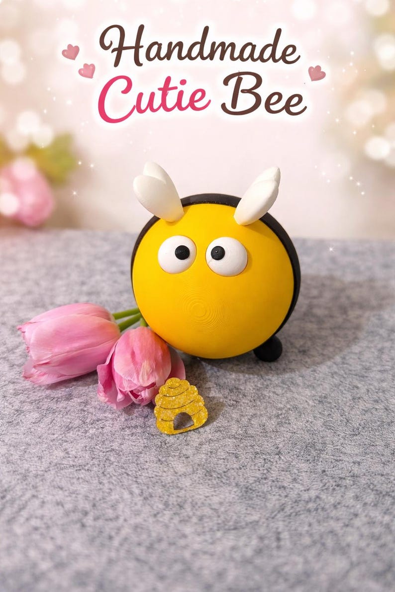 Gift idea, toothpick holder dispenser, bee decoration made of PLA, handmade kitchen accessory, bee decoration, gift for men, women, girlfriend image 6