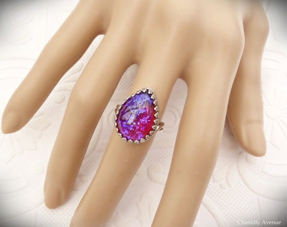 Fastest Dragon S Breath Opal Engagement Ring Fastest Dragon S Breath Opal Engagement Ring
