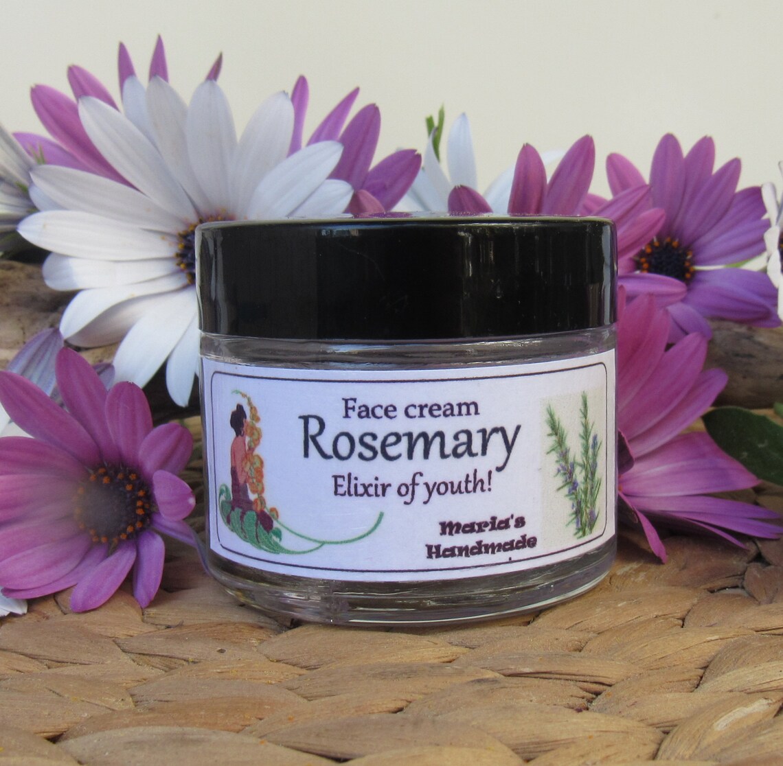 Rosemary Face Cream Rosemary Face Moisturizer Organic Day Cream Natural