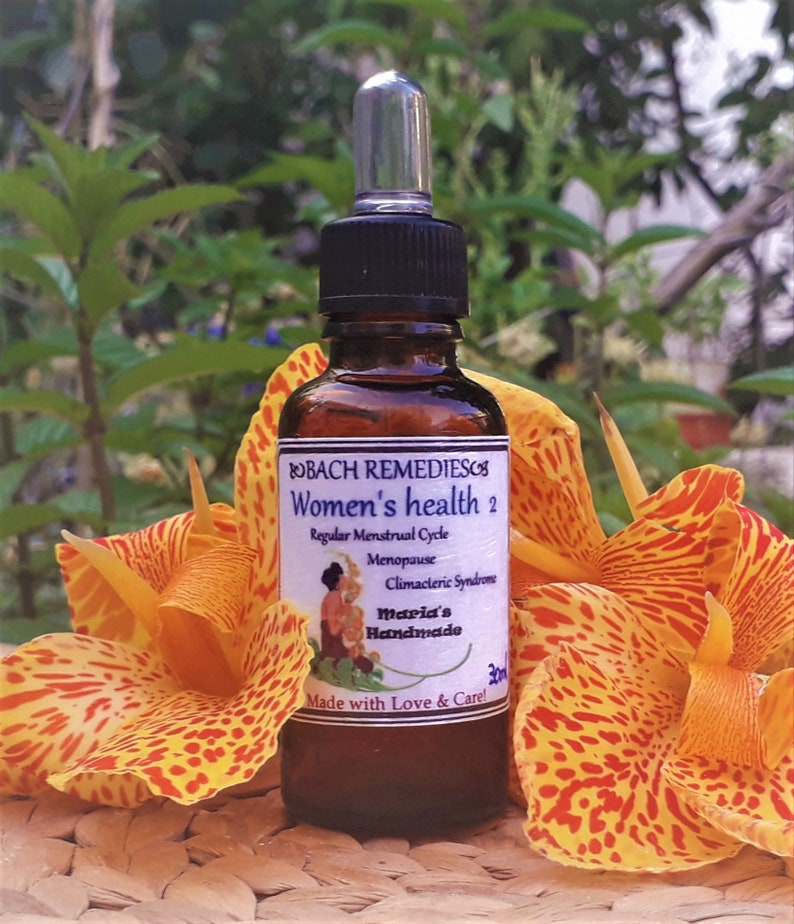 Women's Health 2 Herbal Elixir With Bach Flower Remedies Etsy