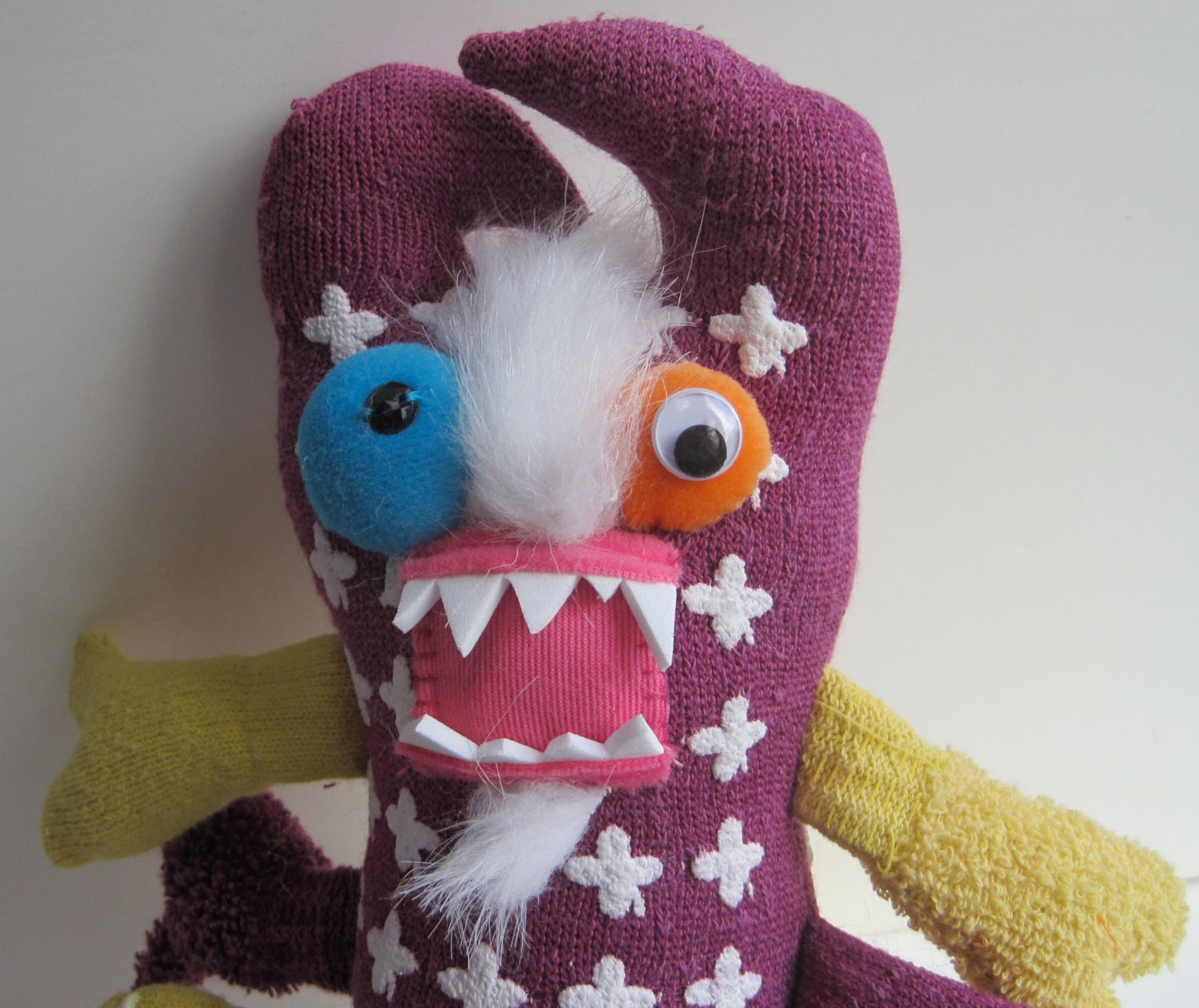HEMOGOBLIN a custom order sock toy. This hospital sock Etsy