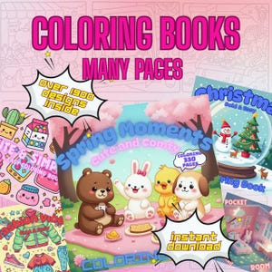 Coco Wyo Style Coloring Vault | Cozy & Aesthetic Printable Art for Adults and Kids | Relaxing Digital PDF Download | Creative Fun Inside