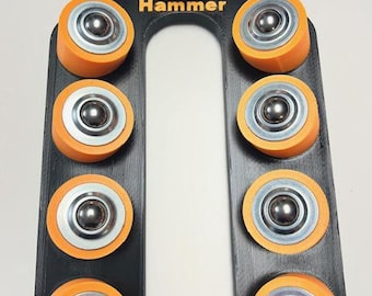 Bowling ball hand release rev trainer - Two Tone Blk / Orange