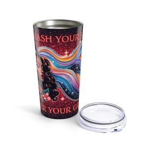 Celestial Goddess Tumbler: Insulated Stainless Steel Travel Mug