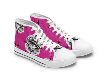 Vibrant High Top Sneakers: Bold Fashion Footwear for Creative Souls for Women
