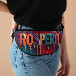 Vibrant Prosperity Fanny Pack | Trendy Waist Bag | Colorful Festival Accessory | Ready for Adventure | Gift for Travelers, Art Lovers, [...]
