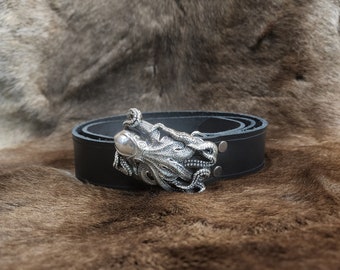 Leather Kraken Belt