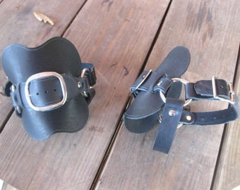 Leather Boot Straps / Musketeer / Pirate / Reenactor Boot Straps