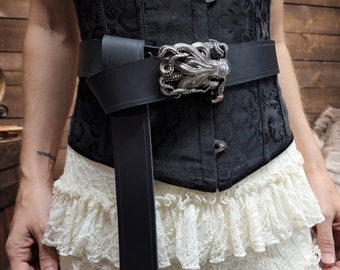 Leather Kraken Belt