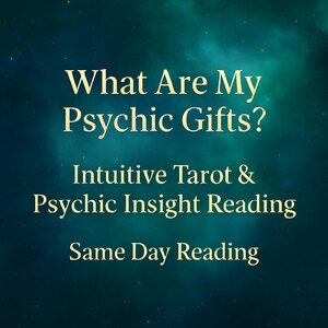 ¿Cuáles son mis dones psíquicos? / Lectura intuitiva de tarot y visión psíquica