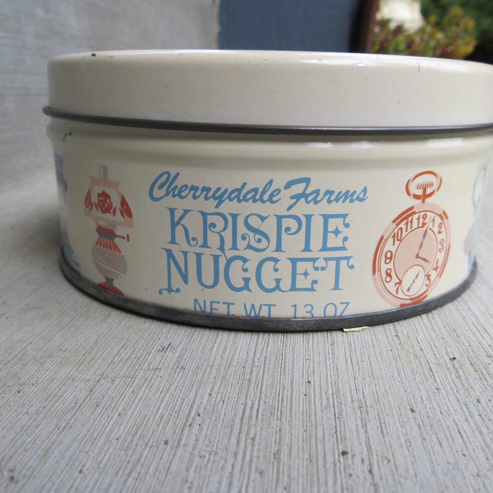Cherrydale Farms Krispie Nugget Vintage Candy Tin Small Candy Etsy