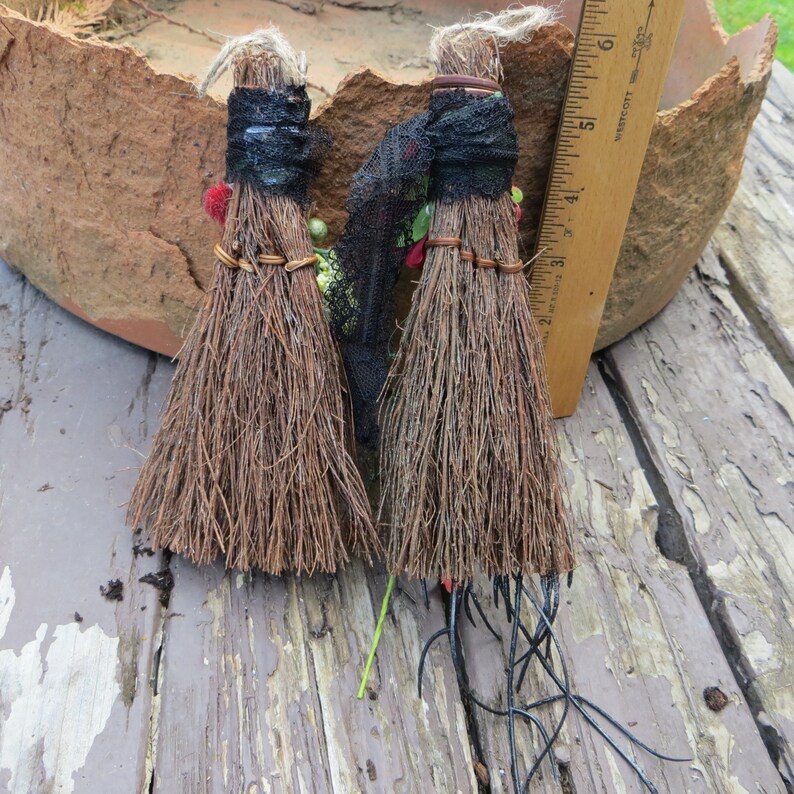 Decorative Whisk Broom Small 6 Broom Embellished With Etsy