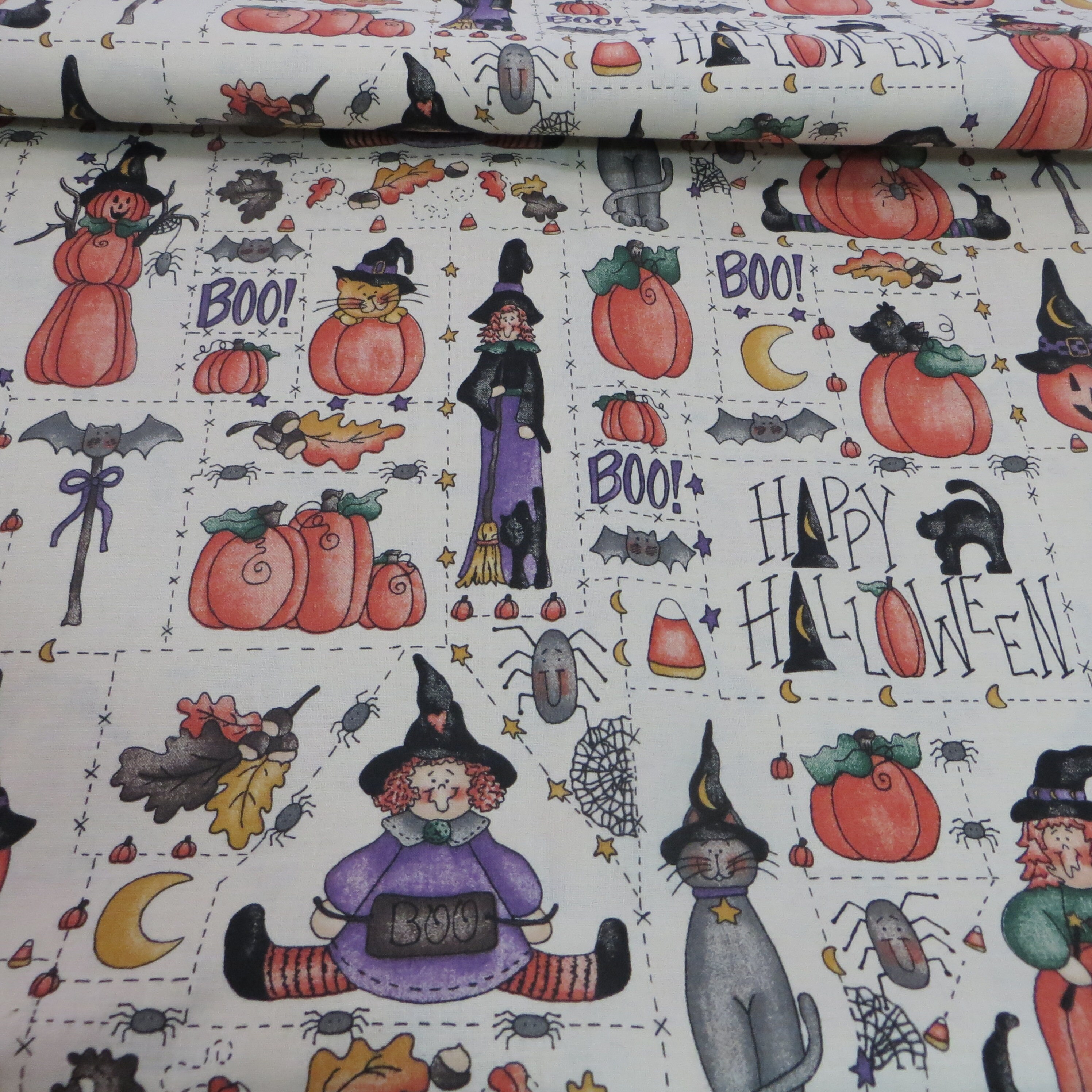 Omgeving Geniet Calamiteit Halloween Fabric Halloween Material Dianna Marcum for Marcus - Etsy