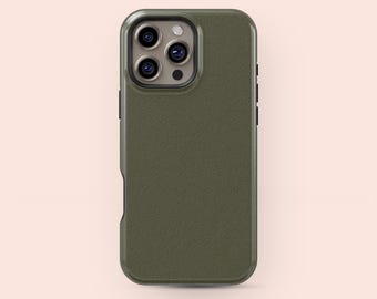 Solid Color Phone Case, Paper Texture Minimalism Cover: iPhone & Samsung Galaxy.