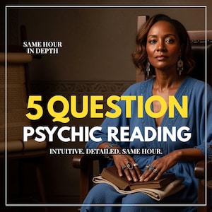 Lectura psíquica de 5 preguntas, el mismo día, 100% de precisión, lectura de cartas completas, lectura psíquica del futuro, respuestas reales de amor, MadameNia