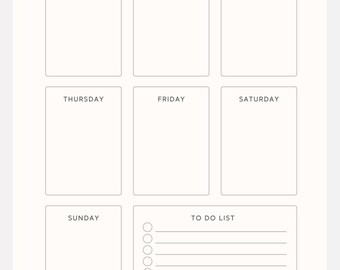 weekly planner