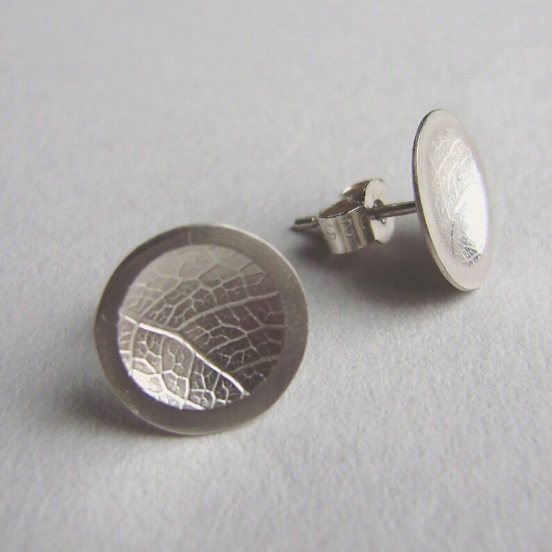 Concave Earrings -  Silver main image 1