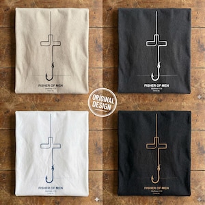 Fisher of Men Cross Hook Doodle 4 Color Bundle Pack PNG