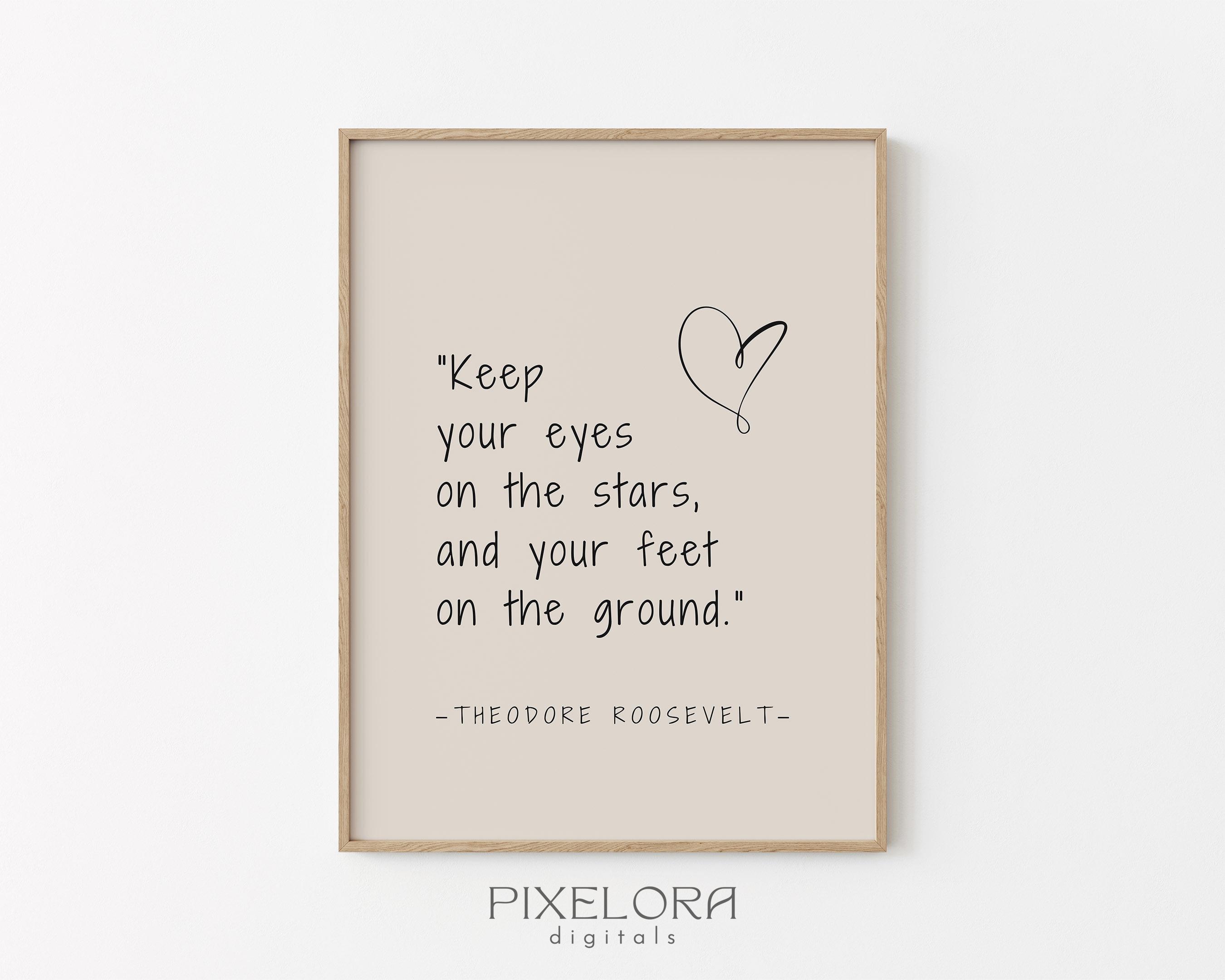 Theodore Roosevelt Quote, Inspirational Wall Art, Motivational Poster, Famous Life Quote, Encouraging Art, Printable Decor, Digital Download