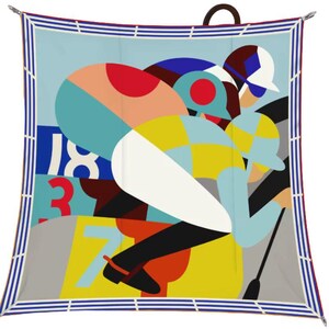 Paardensjaal 90x90 cm – Vierkante sjaal van premium keperstof – Elegante damessjaal – Grote vierkante omslagdoek voor lente en herfst